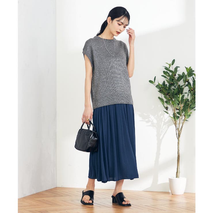 ラメリリヤンニットベスト | a.v.v【WOMEN】 | 詳細画像31 