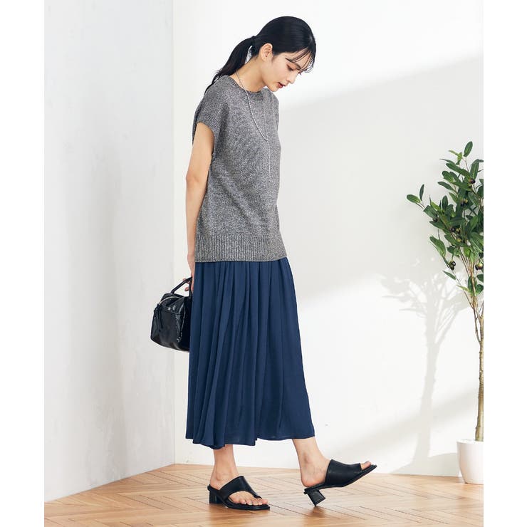 ラメリリヤンニットベスト | a.v.v【WOMEN】 | 詳細画像33 