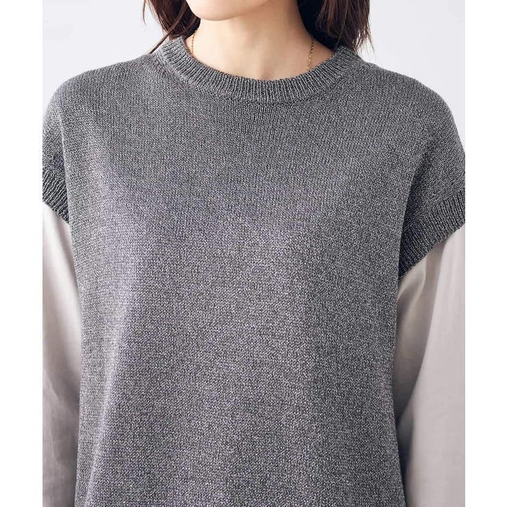 ラメリリヤンニットベスト | a.v.v【WOMEN】 | 詳細画像37 