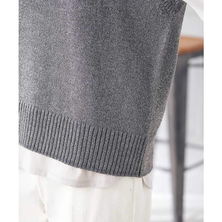 ラメリリヤンニットベスト | a.v.v【WOMEN】 | 詳細画像39 