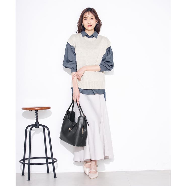 ラメリリヤンニットベスト | a.v.v【WOMEN】 | 詳細画像4 