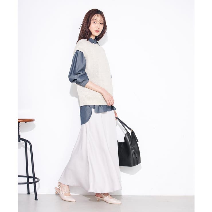 ラメリリヤンニットベスト | a.v.v【WOMEN】 | 詳細画像5 