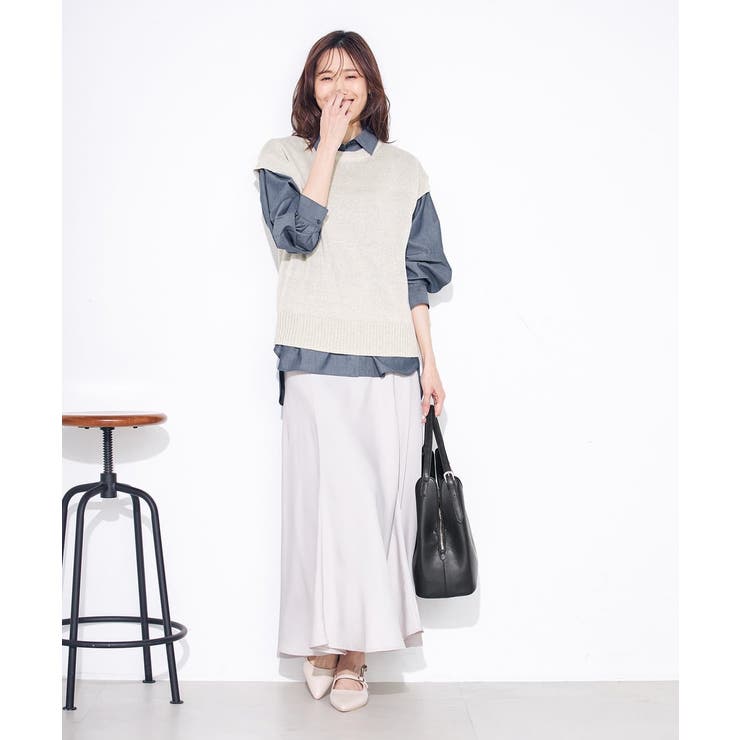 ラメリリヤンニットベスト | a.v.v【WOMEN】 | 詳細画像6 