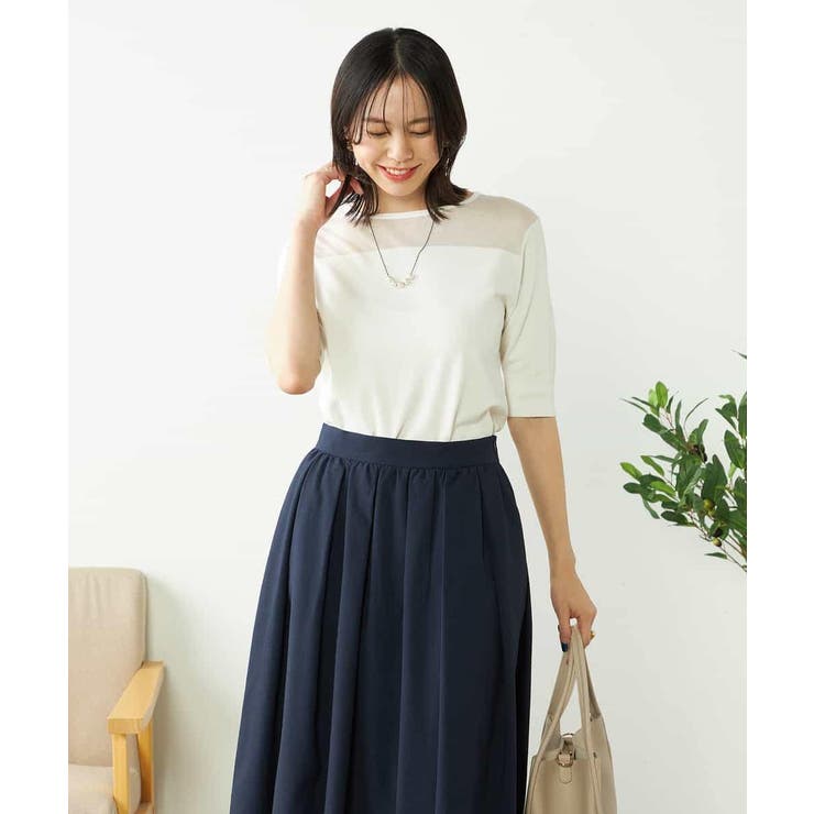 デコルテシアーニット | a.v.v【WOMEN】 | 詳細画像2 