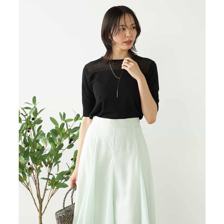 デコルテシアーニット | a.v.v【WOMEN】 | 詳細画像8 