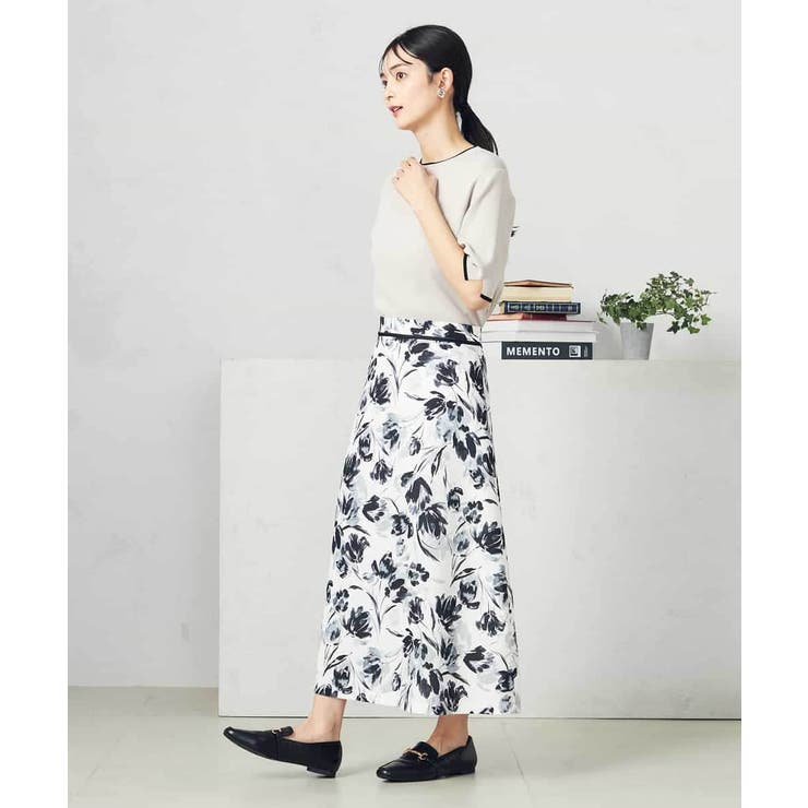 【接触冷感/UVカット/洗える】クルーネック美ラクるサマーニット | a.v.v【WOMEN】 | 詳細画像11 