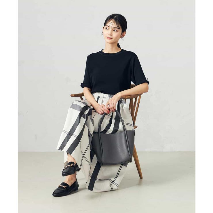 【接触冷感/UVカット/洗える】クルーネック美ラクるサマーニット | a.v.v【WOMEN】 | 詳細画像19 