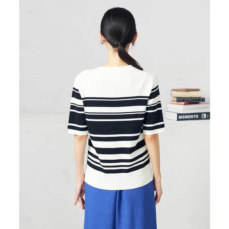 【接触冷感/UVカット/洗える】クルーネック美ラクるサマーニット | a.v.v【WOMEN】 | 詳細画像38 