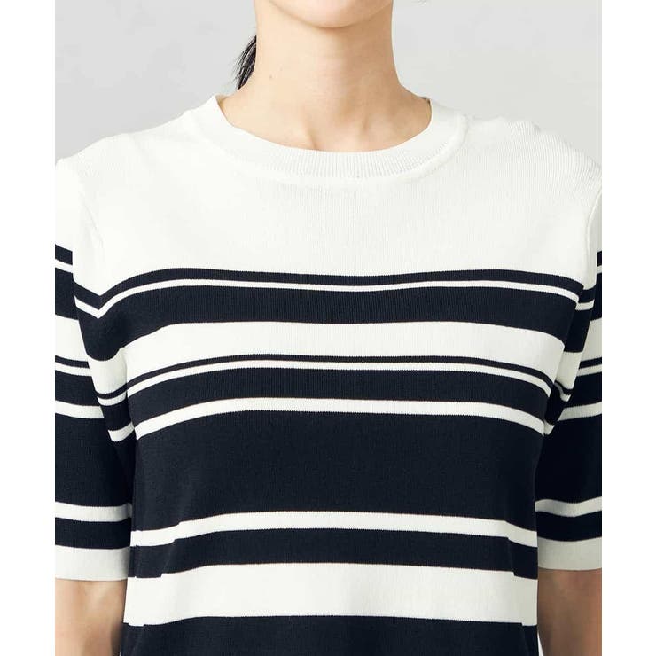 【接触冷感/UVカット/洗える】クルーネック美ラクるサマーニット | a.v.v【WOMEN】 | 詳細画像39 