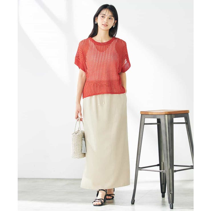 ラメメッシュサマーニット | a.v.v【WOMEN】 | 詳細画像6 