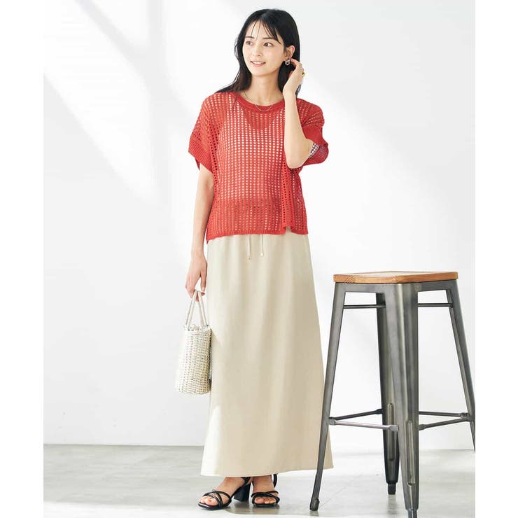 ラメメッシュサマーニット | a.v.v【WOMEN】 | 詳細画像8 