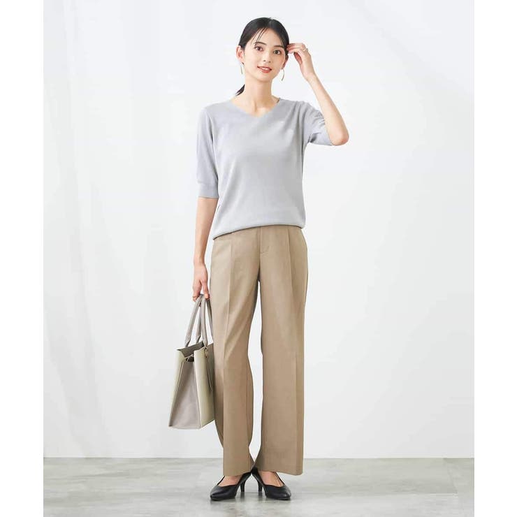 【接触冷感】ラメVネックパフスリーブニット | a.v.v【WOMEN】 | 詳細画像19 