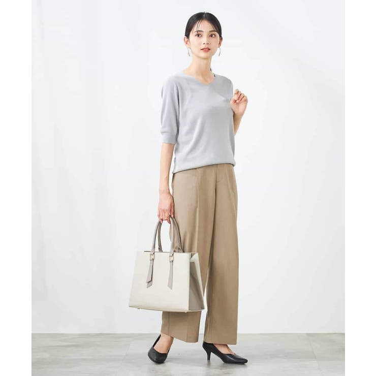 【接触冷感】ラメVネックパフスリーブニット | a.v.v【WOMEN】 | 詳細画像20 
