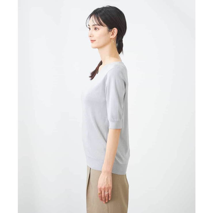 【接触冷感】ラメVネックパフスリーブニット | a.v.v【WOMEN】 | 詳細画像22 