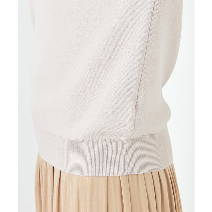 【接触冷感/UVカット/洗える】ボートネックハーフスリーブ美ラクるサマーニット | a.v.v【WOMEN】 | 詳細画像39 