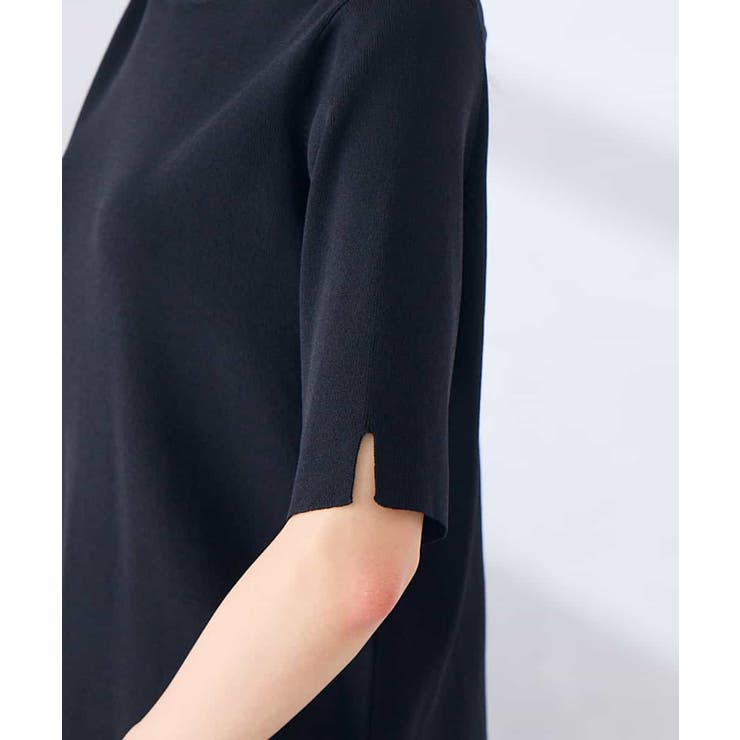 ハーフスリーブクルーネックサマーニット【洗える/接触冷感/UVカット】 | a.v.v【WOMEN】 | 詳細画像39 
