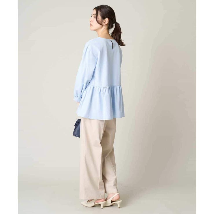 【2SET/洗える】ニットベスト＋ペプラムブラウス | a.v.v【WOMEN】 | 詳細画像27 