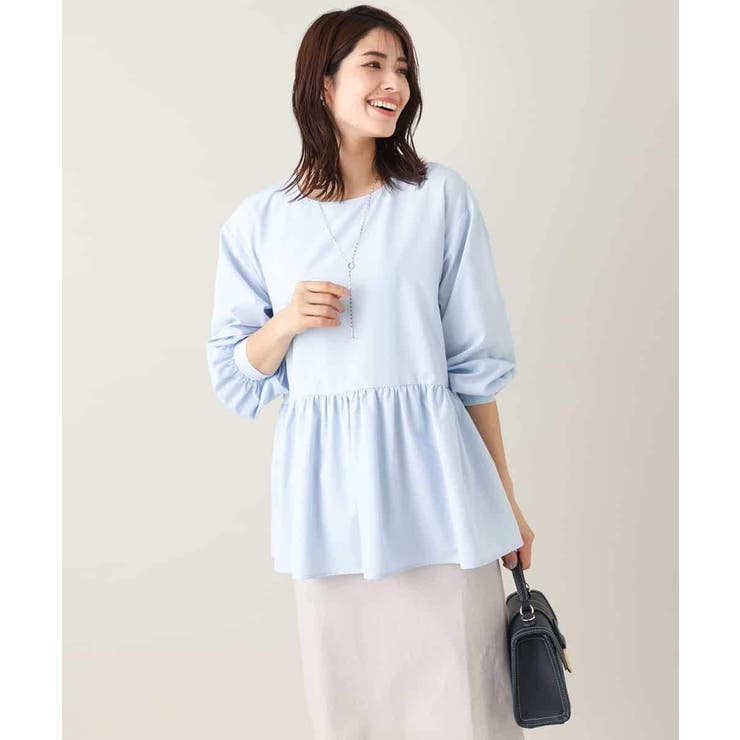 【2SET/洗える】ニットベスト＋ペプラムブラウス | a.v.v【WOMEN】 | 詳細画像29 