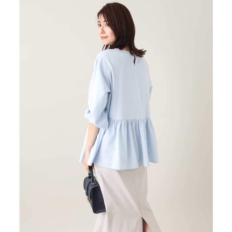 【2SET/洗える】ニットベスト＋ペプラムブラウス | a.v.v【WOMEN】 | 詳細画像30 