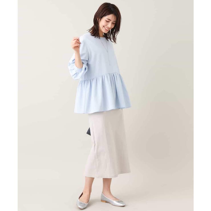 【2SET/洗える】ニットベスト＋ペプラムブラウス | a.v.v【WOMEN】 | 詳細画像32 