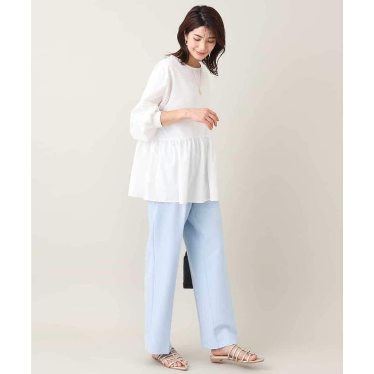 【2SET/洗える】ニットベスト＋ペプラムブラウス | a.v.v【WOMEN】 | 詳細画像38 