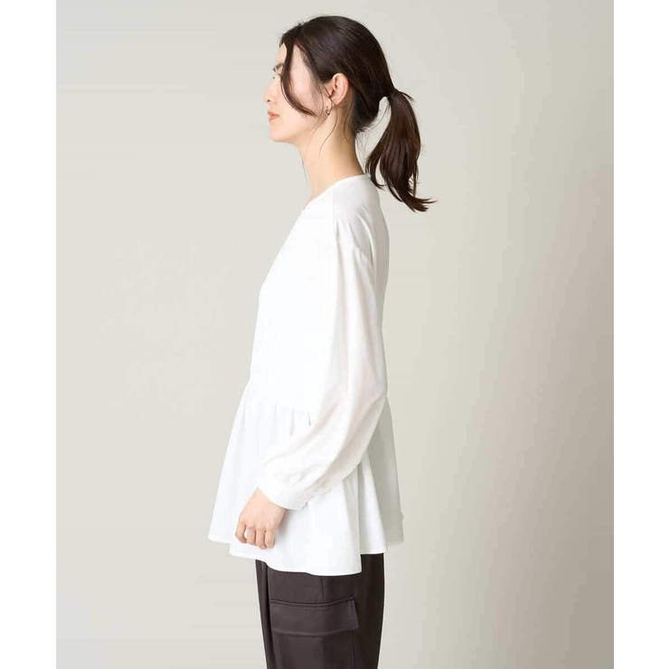 【2SET/洗える】ニットベスト＋ペプラムブラウス | a.v.v【WOMEN】 | 詳細画像49 