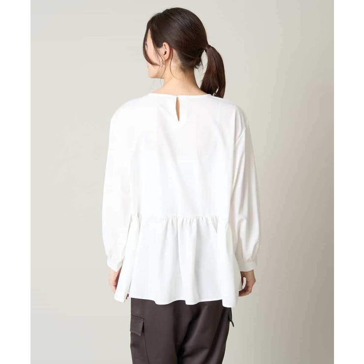 【2SET/洗える】ニットベスト＋ペプラムブラウス | a.v.v【WOMEN】 | 詳細画像50 