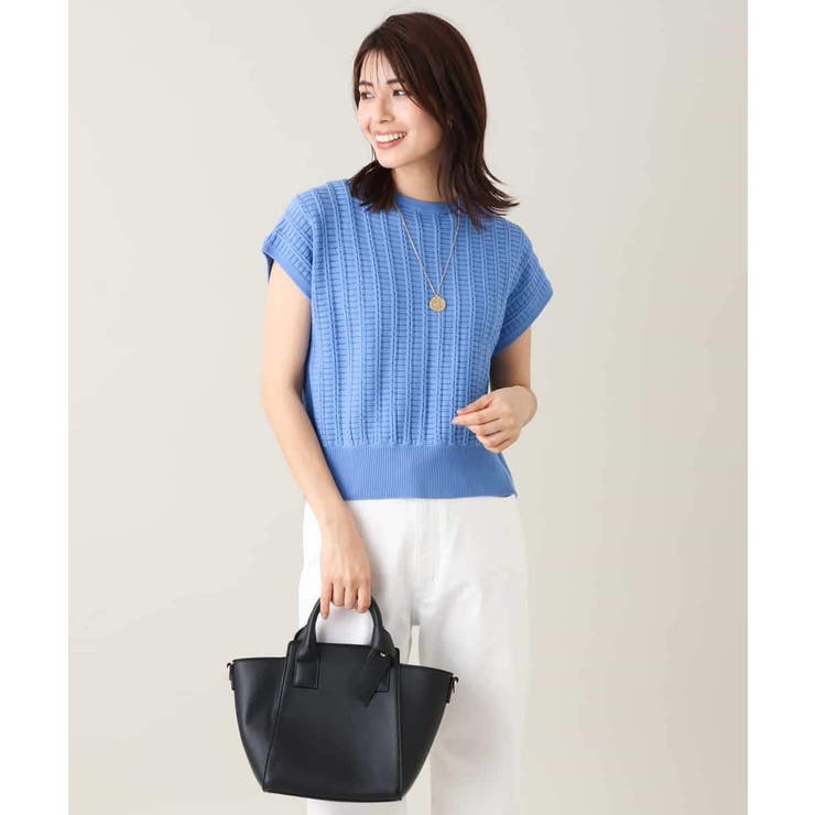 【2SET/洗える】ニットベスト＋ペプラムブラウス | a.v.v【WOMEN】 | 詳細画像67 