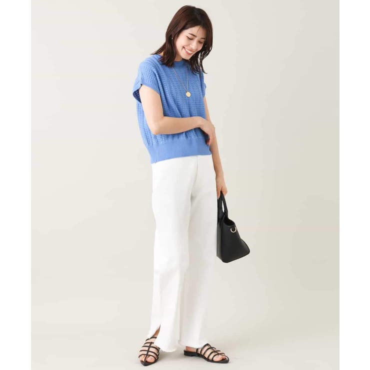 【2SET/洗える】ニットベスト＋ペプラムブラウス | a.v.v【WOMEN】 | 詳細画像70 