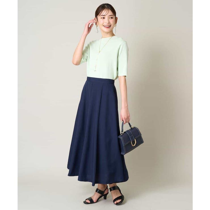 【洗える/UVカット】クルーネックニット | a.v.v【WOMEN】 | 詳細画像12 