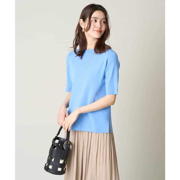 【洗える/UVカット】クルーネックニット | a.v.v【WOMEN】 | 詳細画像16 