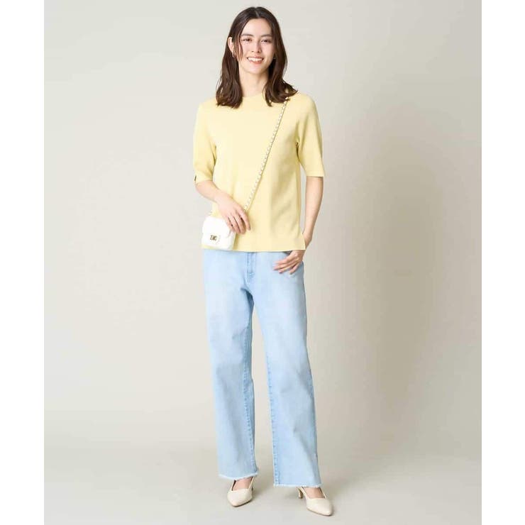 【洗える/UVカット】クルーネックニット | a.v.v【WOMEN】 | 詳細画像2 