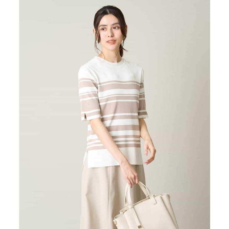 【洗える/UVカット】クルーネックニット | a.v.v【WOMEN】 | 詳細画像32 