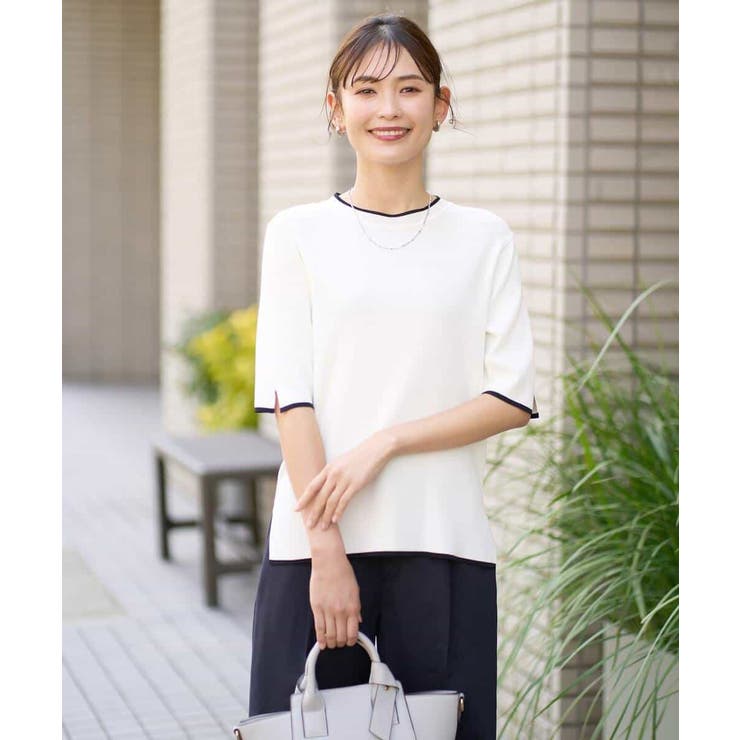 【洗える/UVカット】クルーネックニット | a.v.v【WOMEN】 | 詳細画像43 