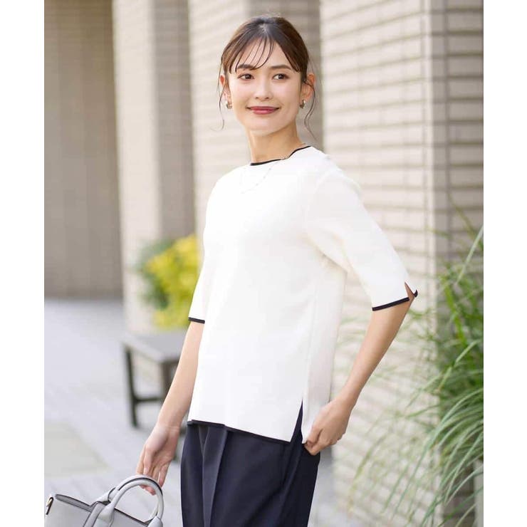 【洗える/UVカット】クルーネックニット | a.v.v【WOMEN】 | 詳細画像44 