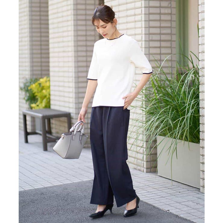 【洗える/UVカット】クルーネックニット | a.v.v【WOMEN】 | 詳細画像48 