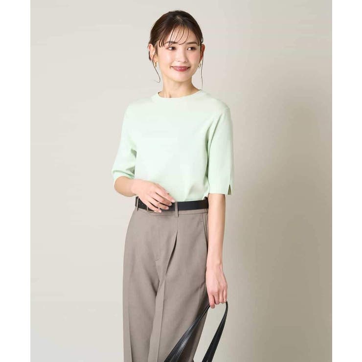 【洗える/UVカット】クルーネックニット | a.v.v【WOMEN】 | 詳細画像8 