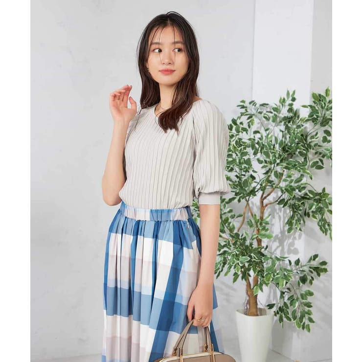 プリーツライクニット | a.v.v【WOMEN】 | 詳細画像7 