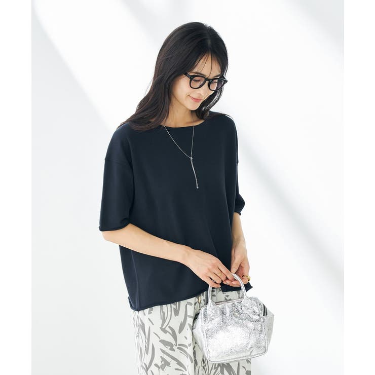 サマーニットTシャツ | a.v.v【WOMEN】 | 詳細画像1 