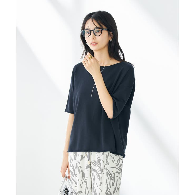 サマーニットTシャツ | a.v.v【WOMEN】 | 詳細画像3 