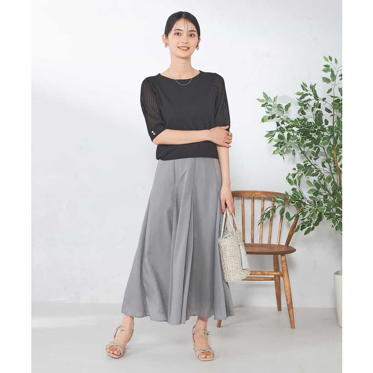 【接触冷感】プリーツスリーブサマーニット | a.v.v【WOMEN】 | 詳細画像33 