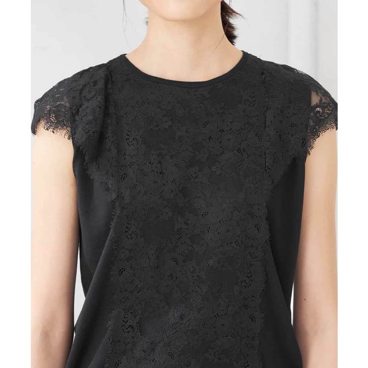 レーストリムフレンチスリーブサマーニット | a.v.v【WOMEN】 | 詳細画像25 