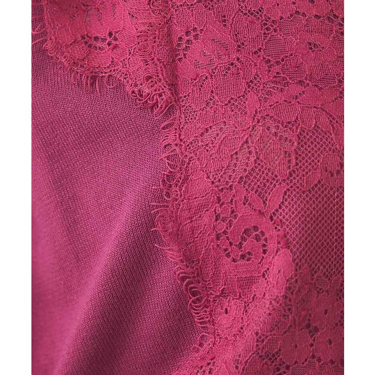 レーストリムフレンチスリーブサマーニット | a.v.v【WOMEN】 | 詳細画像29 