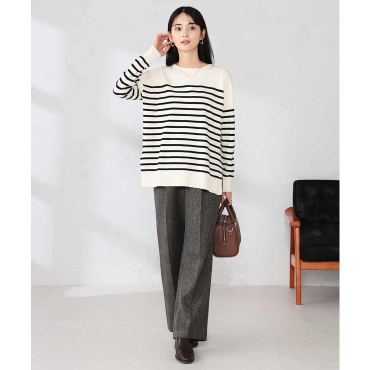 袖パール付きチュニックニット | a.v.v【WOMEN】 | 詳細画像18 