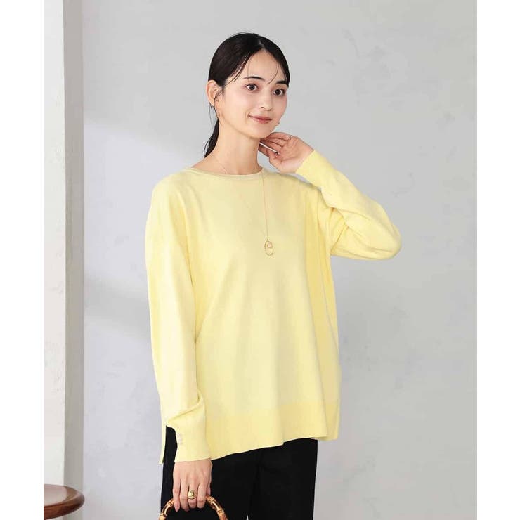 袖パール付きチュニックニット | a.v.v【WOMEN】 | 詳細画像2 