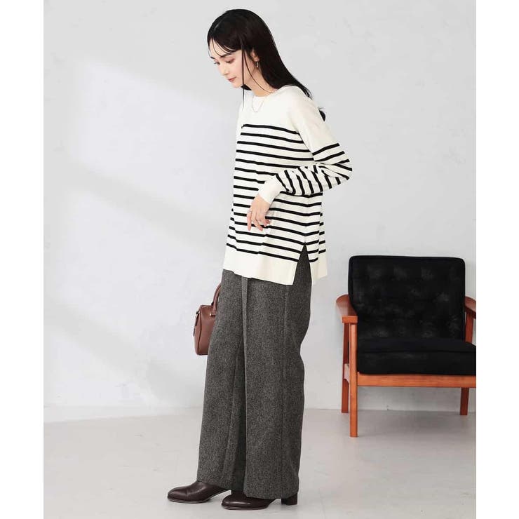 袖パール付きチュニックニット | a.v.v【WOMEN】 | 詳細画像21 