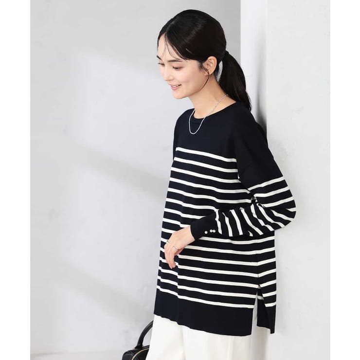 袖パール付きチュニックニット | a.v.v【WOMEN】 | 詳細画像22 