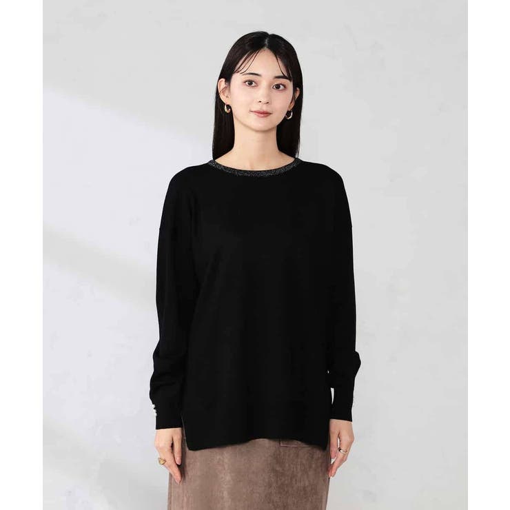 袖パール付きチュニックニット | a.v.v【WOMEN】 | 詳細画像29 