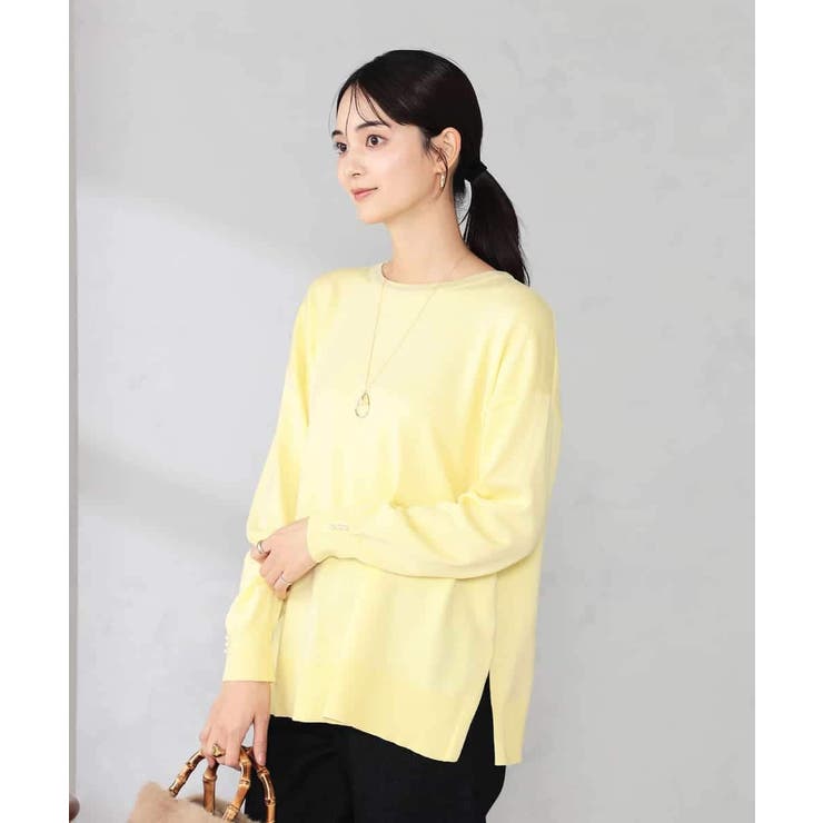 袖パール付きチュニックニット | a.v.v【WOMEN】 | 詳細画像3 