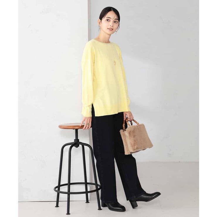 袖パール付きチュニックニット | a.v.v【WOMEN】 | 詳細画像4 